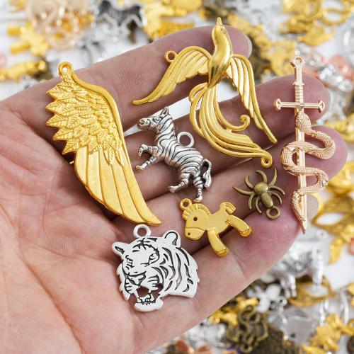 Zinc Alloy Pendants plated random style & DIY Sold By Bag