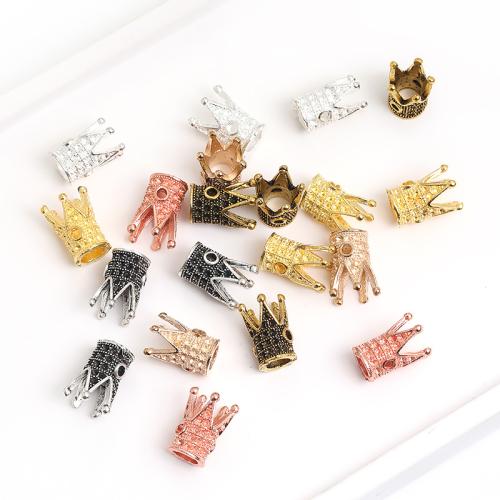 Zinc Alloy Jewelry Beads Crown plated DIY Sold By Bag