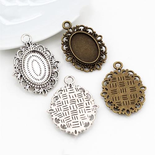 Zinc Alloy Pendant Cabochon Setting plated DIY nickel lead & cadmium free inside x18mm Approx Sold By Bag