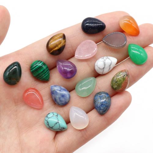 Gemstone Pendants Jewelry Natural Stone Teardrop DIY Sold By PC