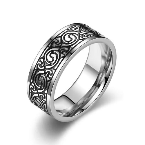 Stainless Steel Finger Ring 304 Stainless Steel anoint fashion jewelry & for man Sold By PC