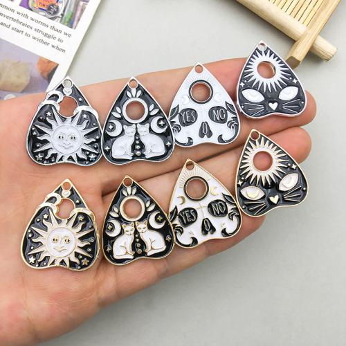 Zinc Alloy Enamel Pendants plated DIY Sold By Bag