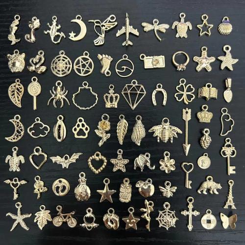 Zinc Alloy Pendants plated random style & DIY Sold By Bag