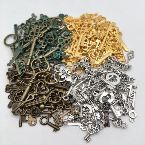 Zinc Alloy Pendants plated random style & DIY Sold By Bag