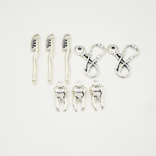 Zinc Alloy Pendants plated DIY Sold By Bag