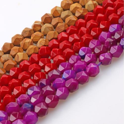 Gemstone smykker perler, Natursten, du kan DIY, flere farver til valg, 10x12mm, Ca. 36pc'er/Strand, Solgt af Strand