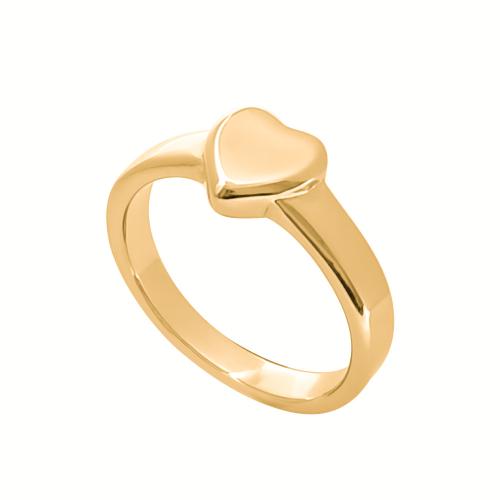 Stainless Steel Finger Ring 304 Stainless Steel Heart hand polished fashion jewelry & for woman Sold By PC