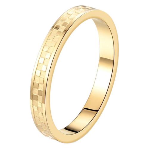 Stainless Steel Finger Ring 304 Stainless Steel 18K gold plated fashion jewelry & for woman Sold By PC