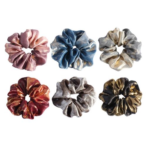 Hair Scrunchies Cloth with Rubber Band handmade for woman Sold By PC