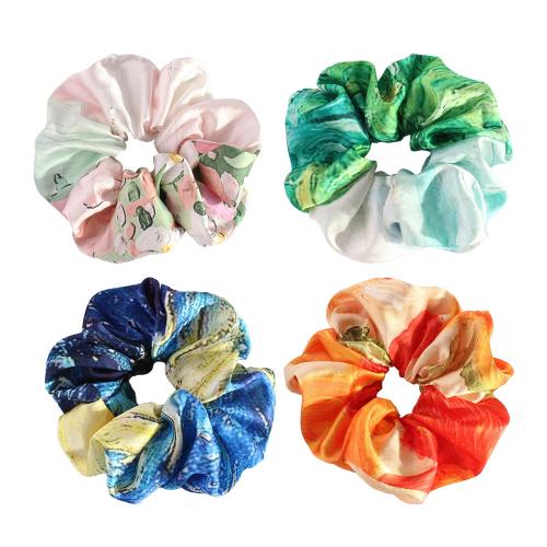 Hair Scrunchies Cloth with Rubber Band handmade & for woman Sold By PC