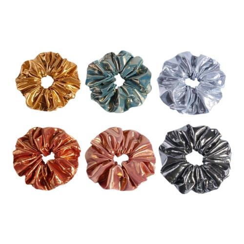 Hair Scrunchies Cloth with Rubber Band handmade for woman Sold By PC