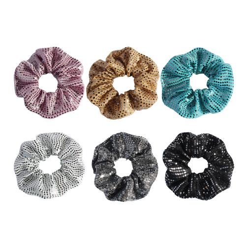 Hair Scrunchies Cloth with Rubber Band handmade for woman Sold By PC