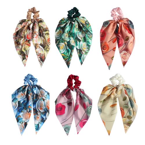 Hair Scrunchies Cloth with Rubber Band handmade for woman Sold By PC