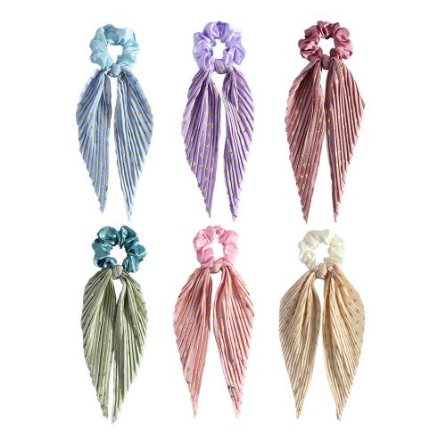 Hair Scrunchies Cloth with Rubber Band handmade for woman Sold By PC