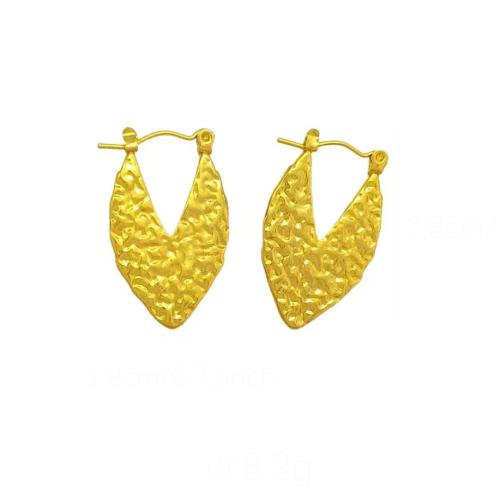 Cruach dhosmálta Lever Back Earring, 304 Cruach dhosmálta, Croí, 18K ór plátáilte, jewelry faisin & do bhean, Díolta De réir Péire