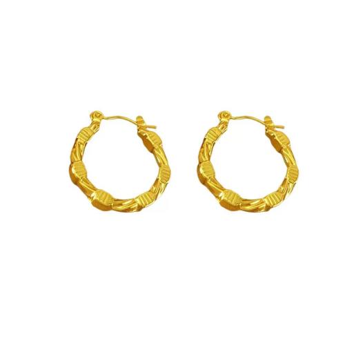 Cruach dhosmálta Lever Back Earring, 304 Cruach dhosmálta, 18K ór plátáilte, jewelry faisin & do bhean, Díolta De réir Péire