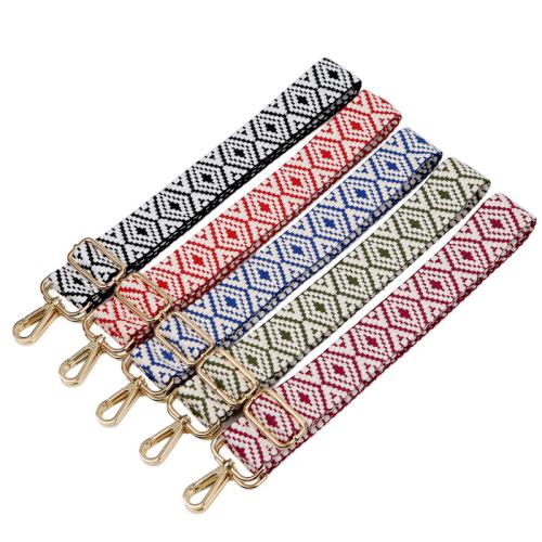 Zinc Alloy Bag Straps with Polyester and Cotton Adjustable & DIY Width 3.8cm length 80-140cm Sold By PC