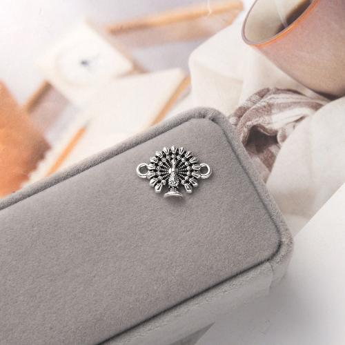 Zinc Alloy Connector antique silver color plated DIY & 1/1 loop 1000/G Sold By G