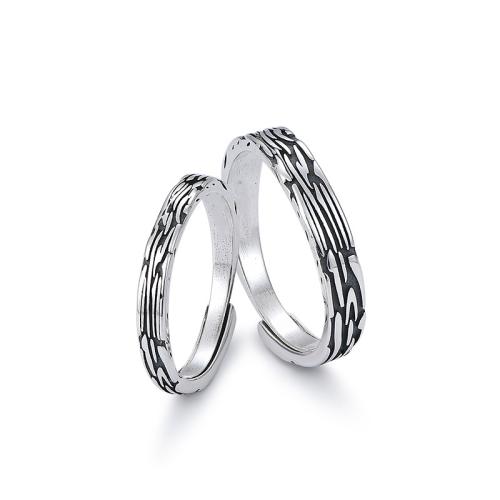 Argent sterling 925 Couple Anneau, styles différents pour le choix & pour le couple, argent, Taille:6-9, Vendu par PC