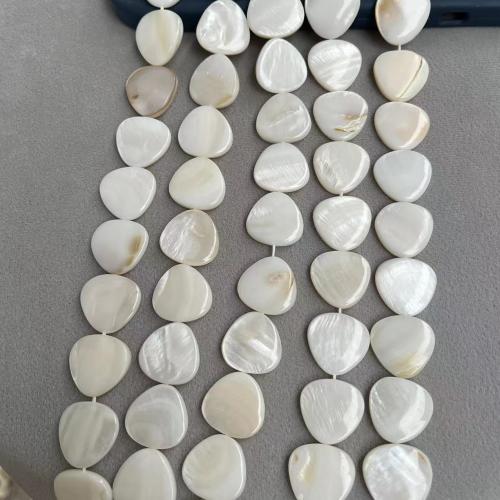 Natural Freshwater Shell Beads Triangle DIY 18mm Approx Sold By Strand