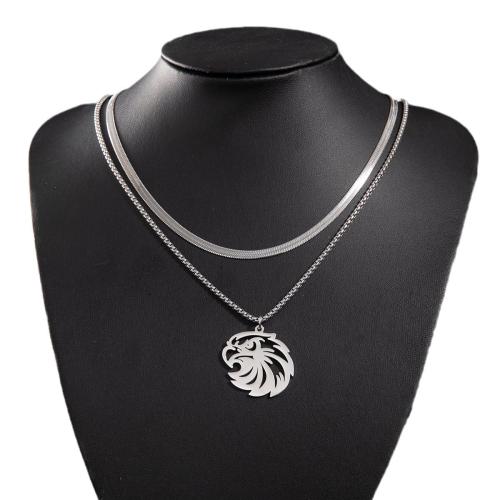 Stainless Steel Jewelry Necklace 304 Stainless Steel Eagle fashion jewelry & Unisex Sold By PC