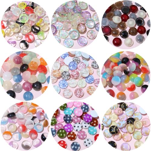 Moda Smola cabochons, možete DIY & mješovit, više boja za izbor, 12mm, Približno 100računala/Torba, Prodano By Torba