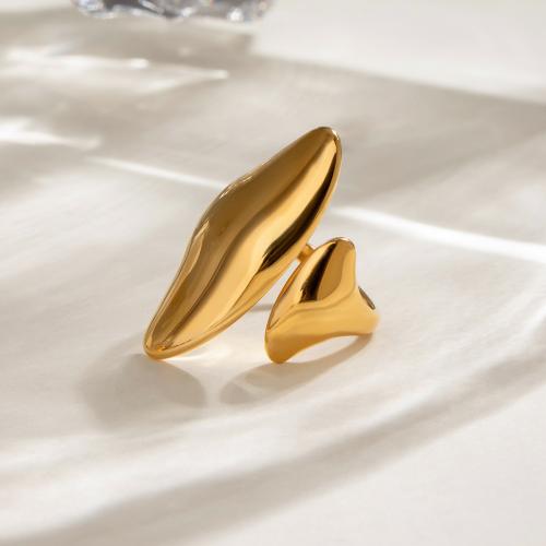 Stainless Steel Finger Ring 304 Stainless Steel plated fashion jewelry golden Sold By PC