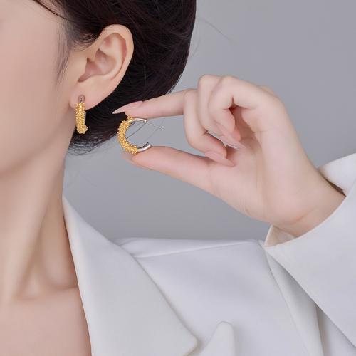 Brass Stud Earring silver color plated fashion jewelry silver color nickel lead & cadmium free Sold By Pair