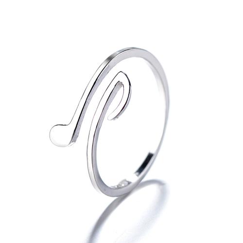 Mässing Finger Ring, plated, för kvinna, platina färg, Säljs av PC