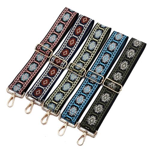 Zinc Alloy Bag Straps with Polyester Adjustable & DIY Width 5cm length 80-130cm Sold By PC