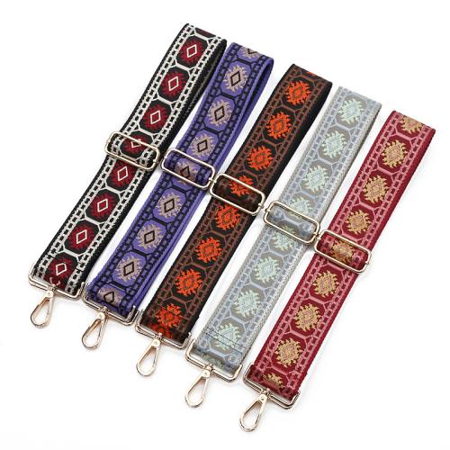 Zinc Alloy Bag Straps with Polyester Adjustable & DIY Width 5cm length 80-130cm Sold By PC