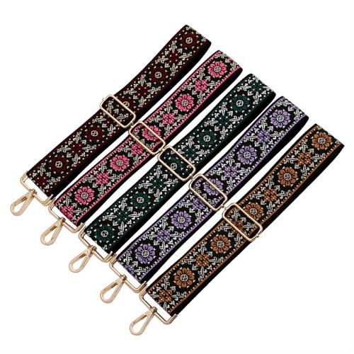 Zinc Alloy Bag Straps with Polyester Adjustable & DIY Width 5cm length 75-130cm Sold By PC