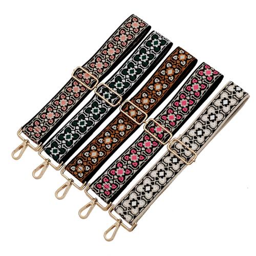 Zinc Alloy Bag Straps with Polyester Adjustable & DIY Width 5cm length 75-130cm Sold By PC