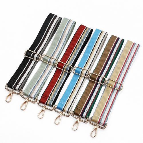 Zinc Alloy Bag Straps with Polyester and Cotton Adjustable & DIY Width 5cm length 80-130cm Sold By PC