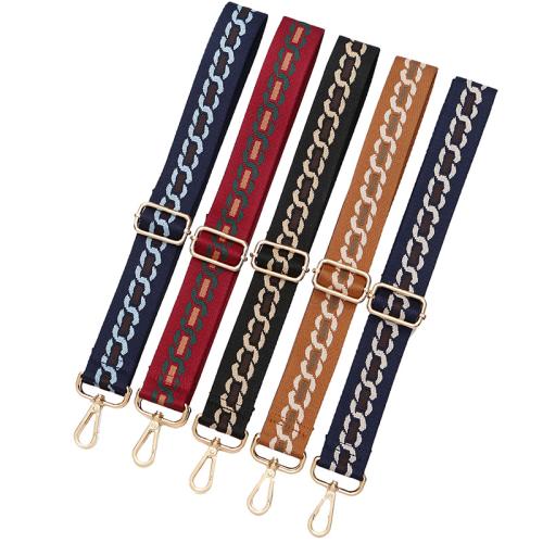 Zinc Alloy Bag Straps with Polyester Adjustable & DIY Width 3.8cm length 80-140cm Sold By PC