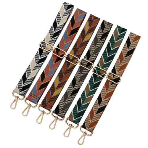 Zinc Alloy Bag Straps with Polyester Adjustable & DIY Width 3.8cm length 78-140cm Sold By PC