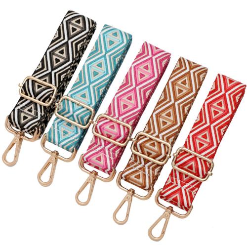 Zinc Alloy Bag Straps with Polyester and Cotton Adjustable & DIY Width 3.8cm length 80-140cm Sold By PC