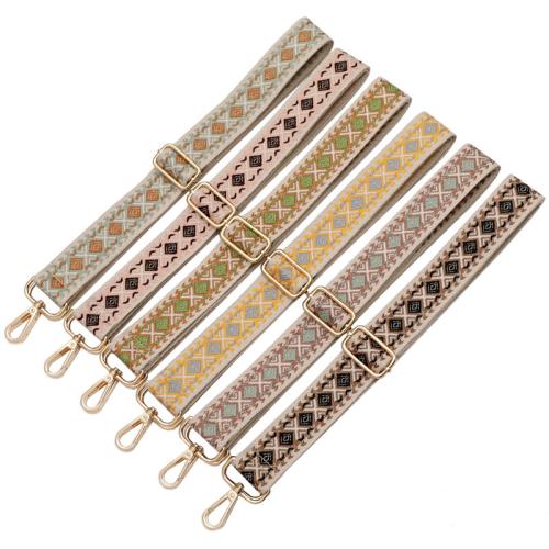 Zinc Alloy Bag Straps with Polyester and Cotton Adjustable & DIY Width 3.8cm length 78-140cm Sold By PC