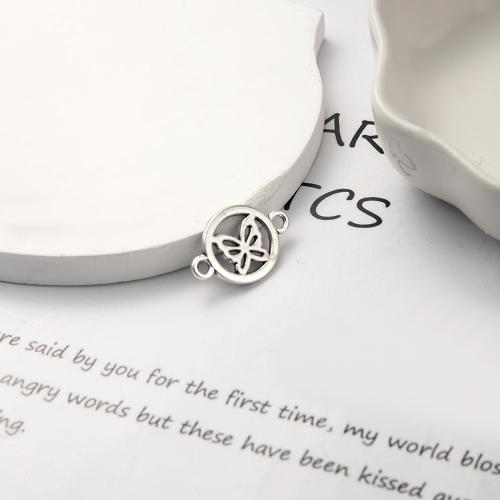 Animal Zinc Alloy Connector Butterfly antique silver color plated DIY & 1/1 loop 1000/G Sold By G