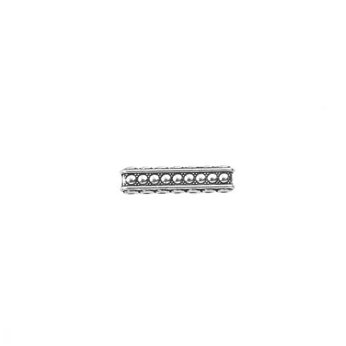 Zinc Alloy Spacer Kralen, antiek zilver plated, DIY, 7x4x28mm, 1001/G, Verkocht door G