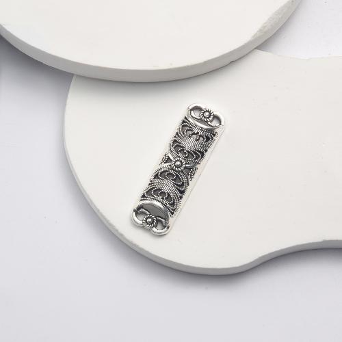 Zink Alloy Connector, antik silver pläterad, DIY & 2/2 slinga, 33x5x10mm, 1001/G, Säljs av G