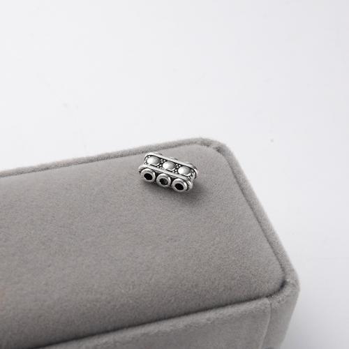 Koraliki dystansowe stopu cynku, Stop cynku, Platerowane kolorem starego srebra, DIY, 7x5x13mm, 1000/G, sprzedane przez G