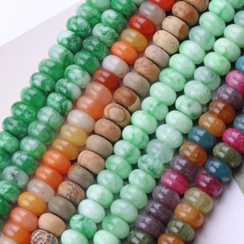 Grânulos de gemstone jóias, Pedra natural, DIY & materiais diferentes para a escolha, Mais cores pare escolha, 6x10mm, Aprox 55PCs/Strand, vendido por Strand