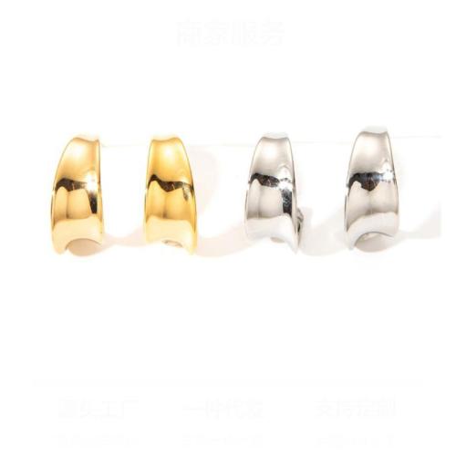 Stainless Steel Stud Earrings 304 Stainless Steel plated fashion jewelry & for woman Sold By Pair