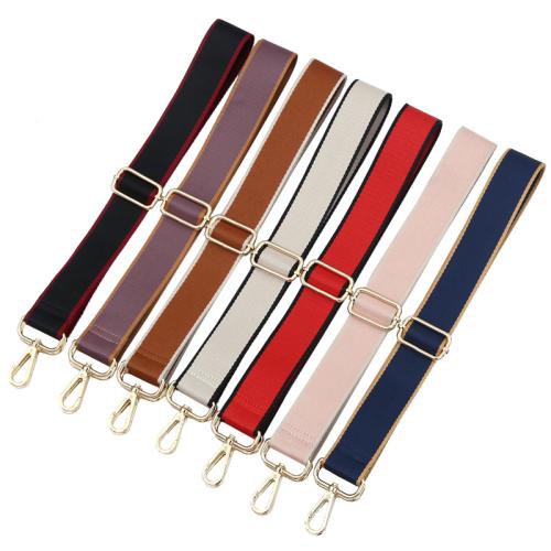 Zinc Alloy Bag Straps with Polyester and Cotton Adjustable & DIY Width 3.8cm length 80-140cm Sold By PC