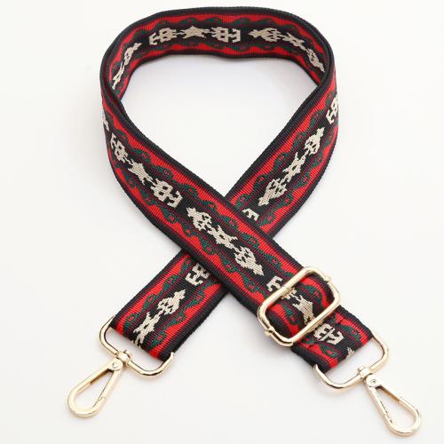 Zinc Alloy Bag Straps with Polyester Adjustable & DIY Width 3.8cm length 78-140cm Sold By PC