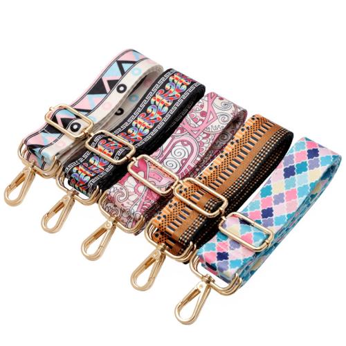 Zinc Alloy Bag Straps with Polyester Adjustable & DIY Width 3.8cm length 78-140cm Sold By PC