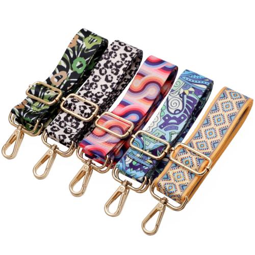 Zinc Alloy Bag Straps with Polyester Adjustable & DIY Width 3.8cm length 78-140cm Sold By PC