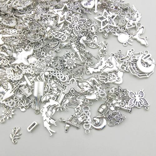 Zinc Alloy Pendants plated random style & DIY Sold By Bag