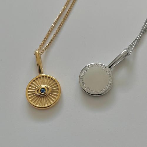 Stainless Steel Jewelry Necklace 304 Stainless Steel Round Vacuum Ion Plating for woman & with rhinestone Length 41-50 cm Sold By PC